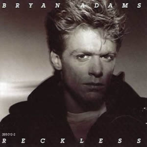 Adams, Bryan : Reckless. Album Cover