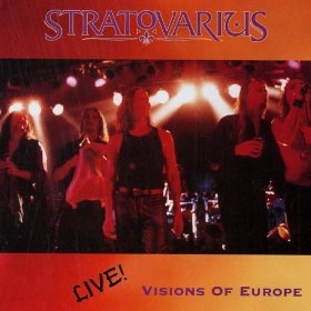 Stratovarius : Visions-live in Europe. Album Cover