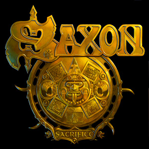 Saxon : Sacrifice. Album Cover