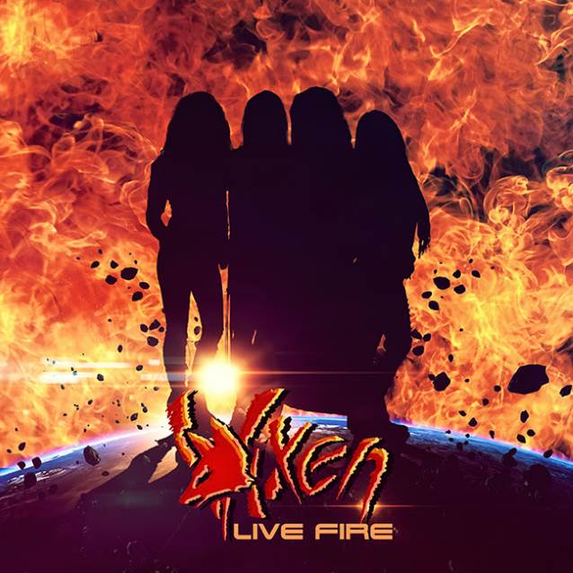 Vixen : Live Fire. Album Cover